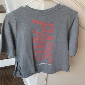 Women’s Nike International Grey Cropped Shirt